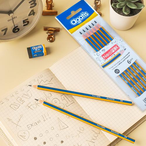 [EZO.7500046] Pensil Tulis Agatis Neopex 2b Isi 6pcs