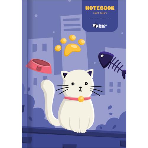 [EZO.7500076] Doodle Dazz Buku Tulis/Notebook/Buku Catatan A6 Imaginary Friend
