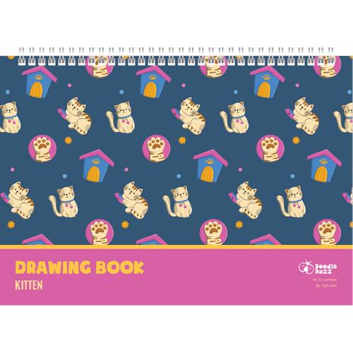 [EZO.7500078] Doodle Dazz Buku Gambar Spiral A4 Little Artist