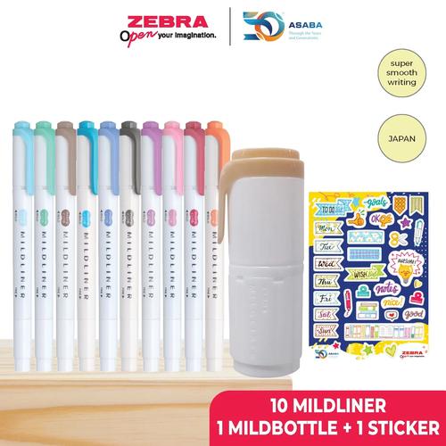 [EZO.7500099] Zebra Paket Higlighter Pen Free Mild Bottle