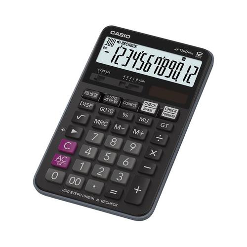 [EZO.7500152] Kalkulator Kantor/Toko/Dagang/Periksa Casio JJ-120D Plus 12 Digit