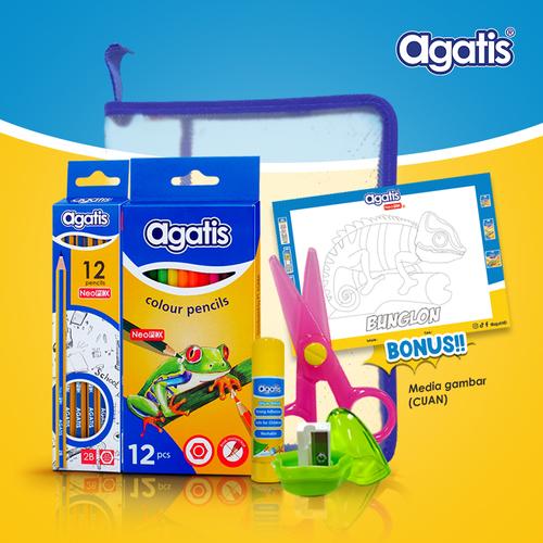 [EZO.7500218] AGATIS - Paket Alat Tulis Mewarnai SD