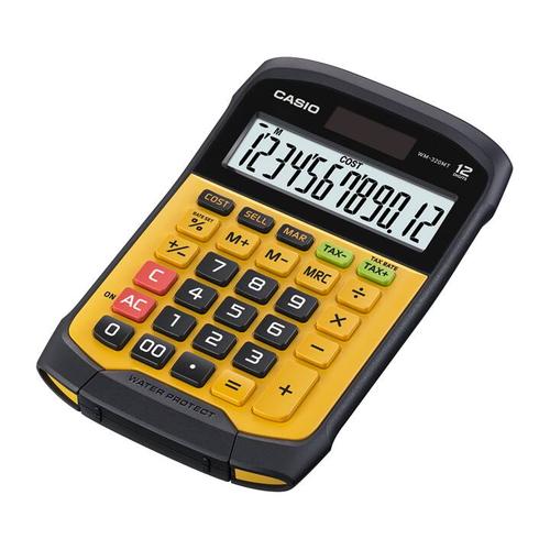 [EZO.7500355] Kalkulator Toko/Dagang Casio WM-320MT Tahan Air dan Debu  12 Digit