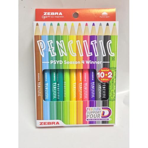 [EZO.7500381] Zebra CREATIVE PACK PENCILTIC 10 PCS FREE 1 PC