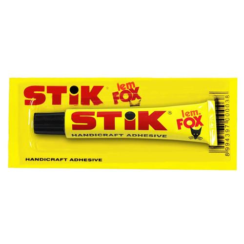 [EZO.7500390] Lem Fox Stik Tube 6,5 Gram Original Bening