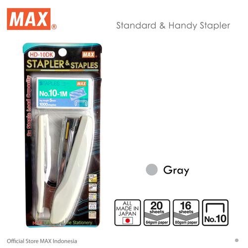 [EZO.7500395] MAX Stapler HD-10DK Gray