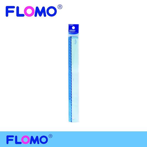 [EZO.7500416] Flomo 30 cm soft ruler plastic bag assorted colors