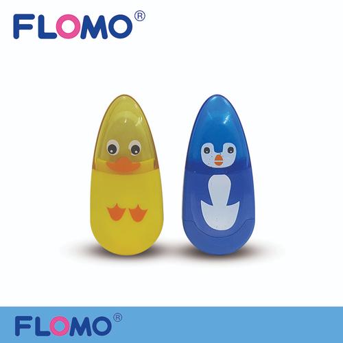 [EZO.7500418] Flomo Drop Sharpener and Eraser Animal