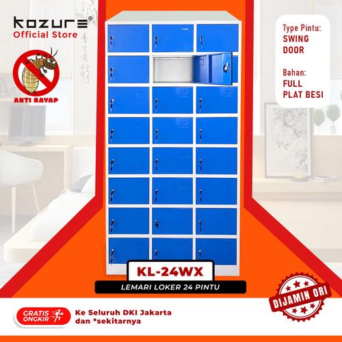 [EZO.7600003] Kozure KL-24WX Lemari Loker Besi 24 Pintu - Loker Sekolahan, Loker Kantor, Loker Pabrik, Loker GYM, Loker Rumah Sakit