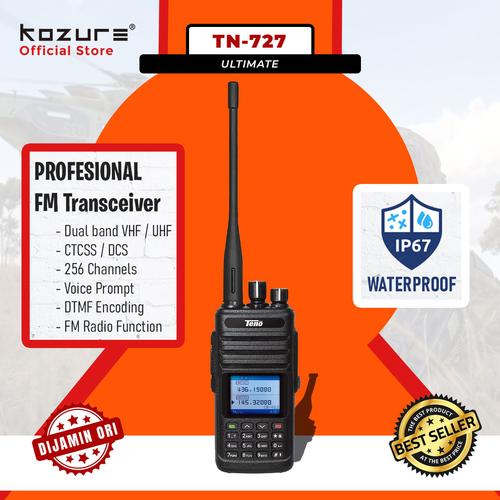 [EZO.7600014] Walkie Talkie Handy Talky TN-727 ULTIMATE WATERPROOF Dual Band VHF UHF