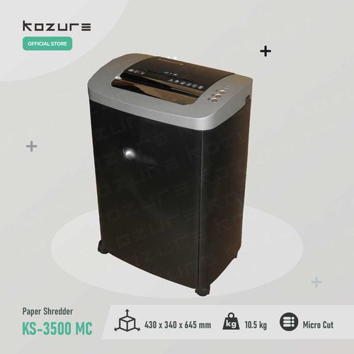 [EZO.7600054] PAPER SHREDDER Kozure KS-3500 MC Mesin Penghancur Kertas Micro Cut