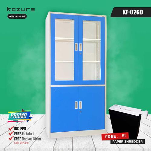 [EZO.7600058] FILLING CABINET Kozure KF 02G Lemari Arsip Kantor FULL BESI Kombinasi