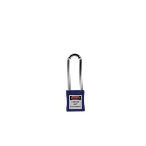 [EZM.1340004] ONEBIZ Long Shackle Safety Padlock New Blue OB 14-BDG23UNDKD Thermoplastic Safety Padlock