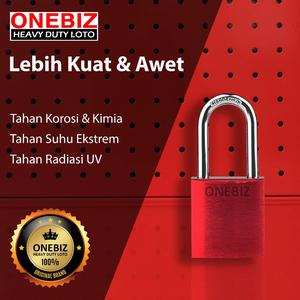 [EZM.1340020] ONEBIZ Aluminium Padlock OB 14-BDA31 SAFETY PADLOCK