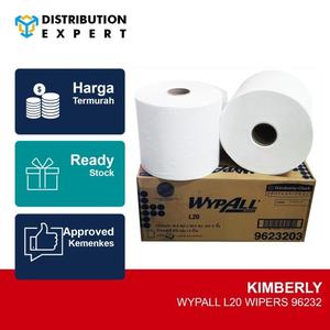 [EZM.1340048] WYPALL L20 96232 Perforated Jumbo Roll Wipers Tissue Satuan Case