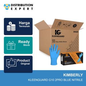 [EZM.1340052] 54421 KLEENGUARD* G10 2Pro Blue Nitrile Gloves size 7 (S)-CASE