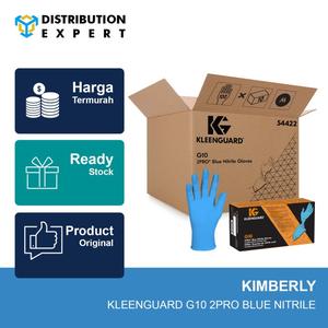 [EZM.1340053] 54422 KLEENGUARD* G10 2Pro Blue Nitrile Gloves size 8 (M)-CASE