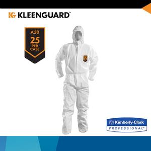 [EZM.1340060] baju Hazmat/Coverall setara Tyvex KLEENGUARD A50 - M Case