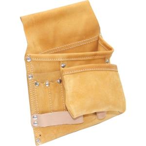 [EZM.1340095] Kennedy KEN5933600K Suede Leather 7-Pocket 2- Loop Nail & Tool Pouch