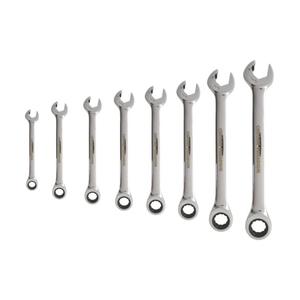 [EZM.1340105] Kennedy KEN5828864K 8-19mm DOUBLE RATCHET COMBINATIONSPANNER SET 8-PCE