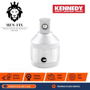 [EZM.1340194] Adaptor 1/2" Square Male ke 3/4" Square Drive KEN5828120K KENNEDY Original By CROMWELL UK, Standar EROPA DIN 3113