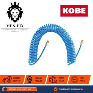 [EZM.1340209] Selang PU Biru 1/4" x 25FT - Tahan Lama KBE2801165K KOBE Original By CROMWELL UK, Standar EROPA DIN 3113