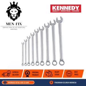 [EZM.1340210] Set Kunci Kombinasi Profesional 9 Pcs 1/4" - 3/4" KEN5823920K KENNEDY Original By CROMWELL UK, Standar EROPA DIN 3113