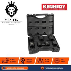 [EZM.1340223] Set Soket Impact 1" Square Drive 7 Pcs KEN5839193K  KENNEDY Original By CROMWELL UK, Standar EROPA DIN 3113