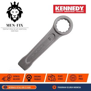 [EZM.1340234] Kunci Ring Slogging 1.5/16" A/F untuk Pekerjaan Berat KEN5807540K KENNEDY Original By CROMWELL UK, Standar EROPA DIN 3113