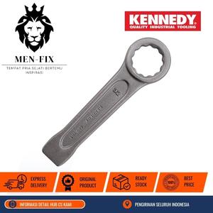 [EZM.1340255] Kunci Ring Slogging 1.7/8" A/F - Alat Pengencang Baut Berat KEN5807630K  KENNEDY Original By CROMWELL UK, Standar EROPA DIN 3113