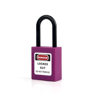 [EZM.1340264] Gembok Safety Thermoplastic Safety Padlock Thermoplastic Gembok Plastik - Warna Ungu