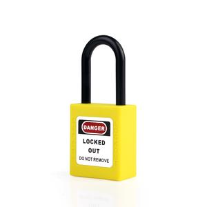 [EZM.1340270] Gembok LOTO Safety Pad Lock Loto Padlock Gembok Safety LOTOTO - Warna Kuning