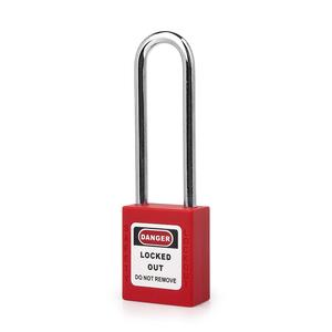[EZM.1340292] Gembok Safety LOTO Safety Pad Lock Long Loto Padlock Gembok Safety LOTOTO - Warna Merah
