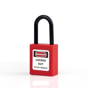 [EZM.1340298] Loto Safety Padlock Thermoplastic Lockout Tagout Padlock Electrical - Warna Merah