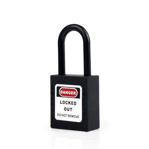[EZM.1340313] Gembok Safety Padlock Leher Hitam Nylon Lock out Tag out Padlock - Hitam