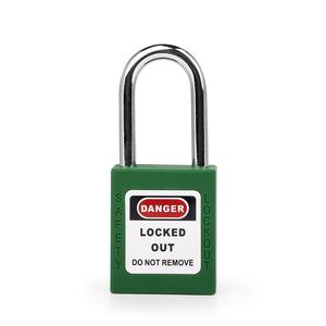 [EZM.1340321] Gembok Industri Safety Lock Out Tag Out Padlock Padlock Steel Shackle - Hijau