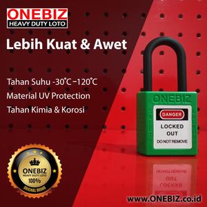 [EZM.1340326] LOTO Padlock GRN Equivalent Masterlock 406GRN Model Master Lock 406GRN