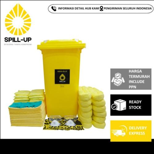 [EZM.1340340] Spill Kit Chemical 240 Liter Penyerap Tumpahan Kimia 63 Gallon SPILL UP