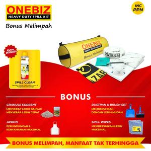 [EZM.1340450] ONEBIZ Heavy Duty Spill Kit Portable Oil Spill Kit 20 Liter (5 Gallon)