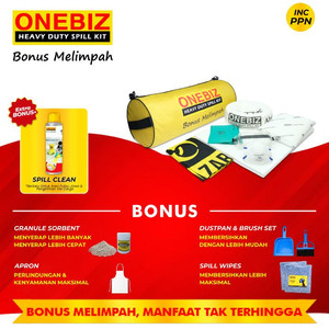 [EZM.1340450] ONEBIZ Heavy Duty Spill Kit Portable Oil Spill Kit 20 Liter (5 Gallon)