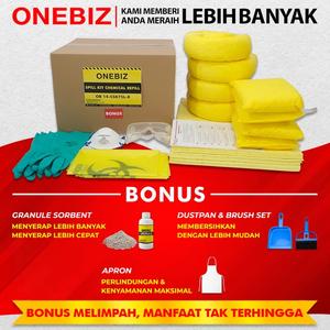 [EZM.1340541] Spill Kit ONEBIZ 75 Liter - Alat Penyerap Tumpahan Cairan Kimia (Isi Ulang)