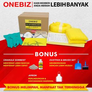[EZM.1340552] ONEBIZ Chemical Spill Kit 30 Liter - Penyerap Cairan Kimia 8 Galon (Refill)