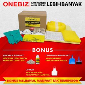 [EZM.1340556] Spill Kit ONEBIZ 20 Liter - Alat Penyerap Cairan Kimia Berbahaya (Isi Ulang)