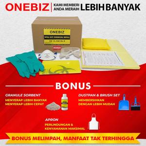 [EZM.1340567] ONEBIZ Chemical Spill Kit 10 Liter - Kit Penanggulangan Tumpahan Cairan Kimia 3 Galon Refill