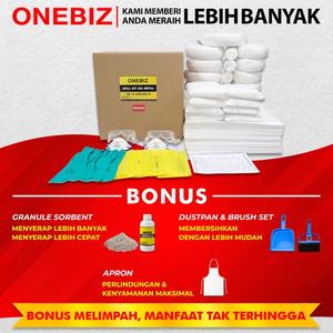 [EZM.1340570] Oil Spill Kit ONEBIZ 240L - Kit Penyerap Tumpahan Minyak 63 Galon