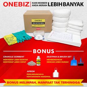 [EZM.1340579] Spill Kit 75 Liter ONEBIZ - Kit Penyerapan Tumpahan Minyak 20 Galon