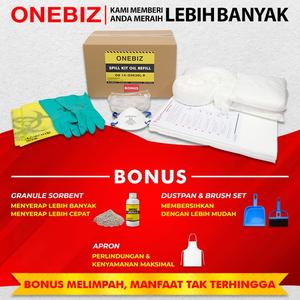 [EZM.1340587] ONEBIZ Spill Kit 30L - Kit Penanggulangan Tumpahan Minyak 8 Galon Refill