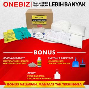 [EZM.1340596] ONEBIZ Oil Spill Kit 20 Liter - Kit Penanggulangan Tumpahan Minyak 5 Galon Refill