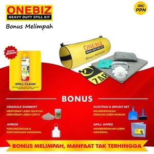 [EZM.1340609] ONEBIZ Heavy Duty Spill Kit Portable Universal Spill Kit 10 Liter ( 3 Gallon)