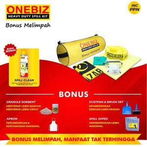 [EZM.1340614] ONEBIZ Heavy Duty Spill Kit Portable Chemical Spill Kit 15 Liter (4 Gallon)